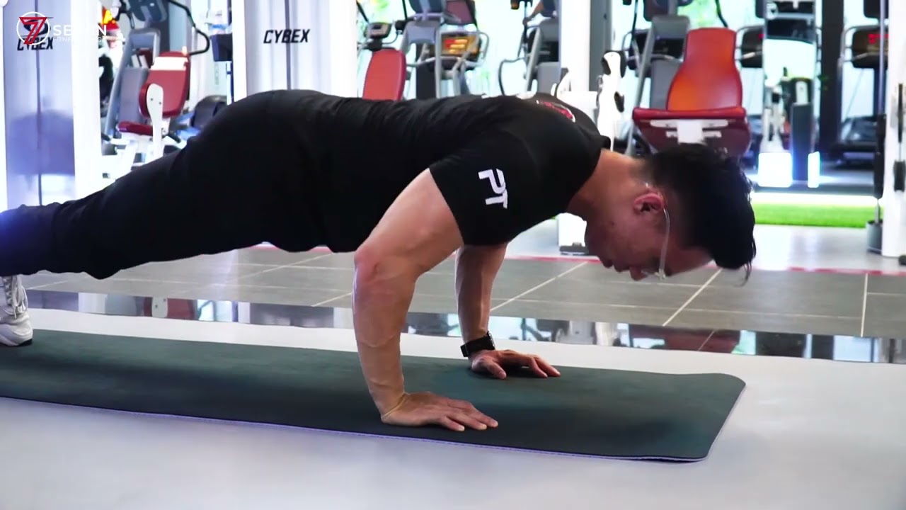 Hướng Dẫn CHỐNG ĐẨY Cho Người Mới I Thử Thách 6 Ngày 6 Đêm Chống Đẩy 1000 Cái - SEVEN GYM