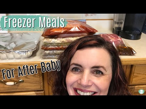 FREEZER MEALS for New Moms - Get prepared for after baby