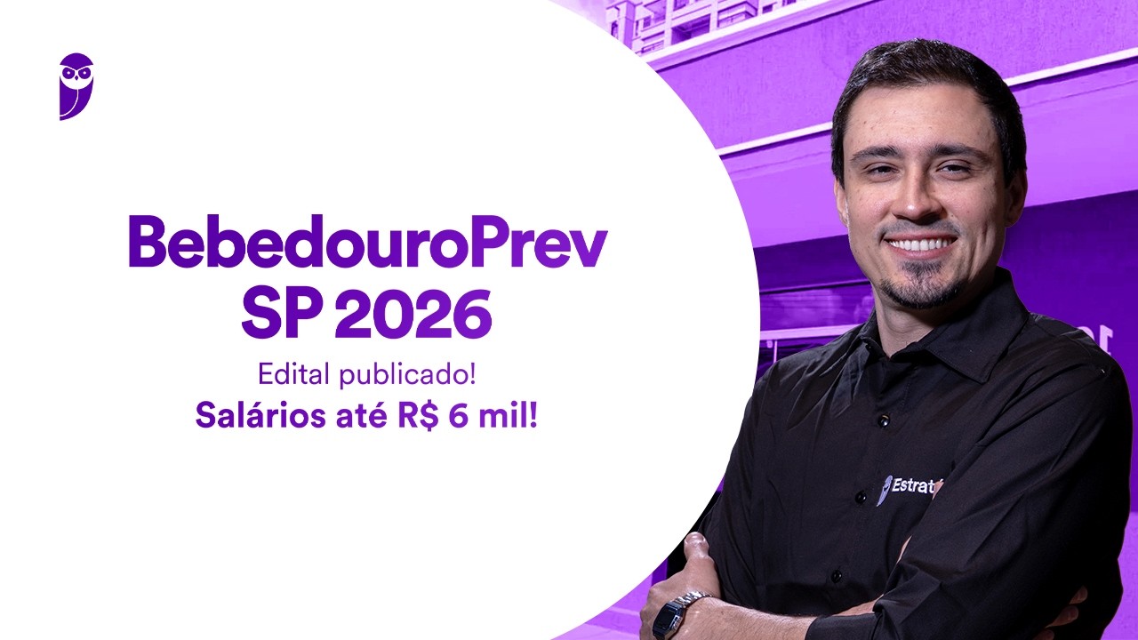 Concurso BebedouroPrev SP 2026 | Salários até R$ 6 mil! | Edital publicado!