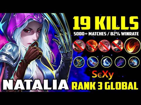 Natalia Execute Damage! 5k+ Matches / 82% Winrate! by SєXу | Mobile Legends