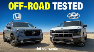 Honda Pilot TrailSport vs. Hyundai Palisade XRT Pro | Which 3-Row SUV Is Better Off-Road?