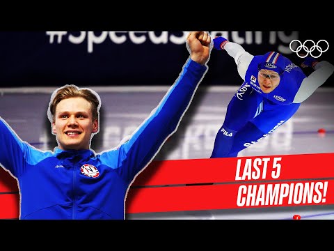 Men' s 500m Speed Skating | Last 5 Champions! 🥇