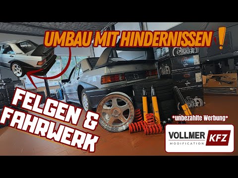 From classic to beast - Part 3. Rims, suspension & problems with the Mercedes 190 EVO2 conversion