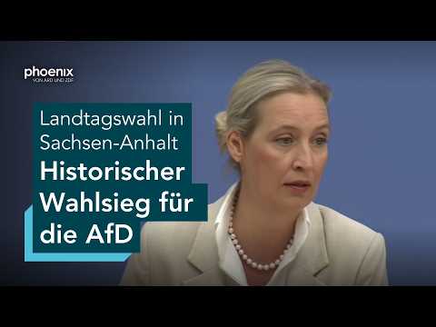 Pressekonferenz der AfD zur Landtagswahl in Sachsen-Anhalt | 07.09.26