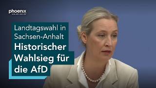 Pressekonferenz der AfD zur Landtagswahl in Sachsen-Anhalt | 07.09.26