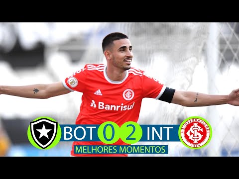 Botafogo 0x2 Internacional Melhores Momentos HD COMPLETO | Brasileirão
