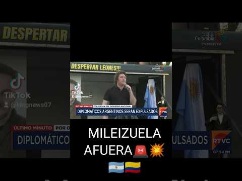 💥Gobierno Nacional ordenó la expulsión de los diplomáticos de la Embajada de Argentina en Colombia🇨🇴