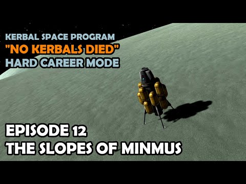 Recovery from Minmus | Hard KSP Career Mode | Episode 12 No Kerbals Died Kerbal Space Program