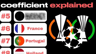 Download lagu UEFA Coefficient Rankings Explained mp3 Download lagu UEFA Coefficient Rankings Explained mp3