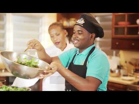 Wadadli Pepperpot served with Garrot Sweet Potato Fungi presented by Ashauny Rattary.