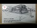 DRAW A HOUSE WITH 2 GATHERING POINST BY ART COLOR 07
