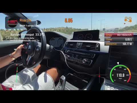 BMW F20 LCI 118i Stage1 | 60-160 kmh GPS | 1500cc 3 cylinder B38 Engine | 175hp 300nm | RSA Tune