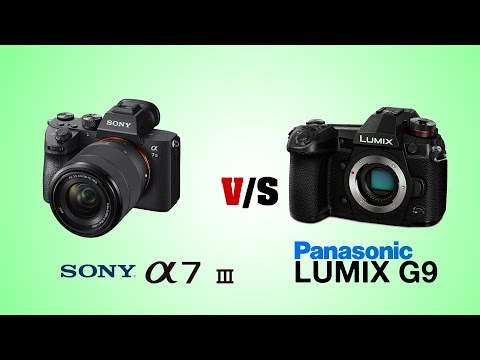SONY Alpha A7 III vs Panasonic LUMIX G9
