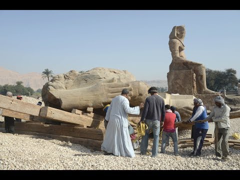 The discovery of the temple of Amenhotep III