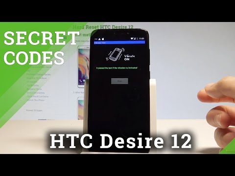 HTC Desire 12 CODES / Hidden Mode / Secret Menu / Advanced Options |HardReset.Info