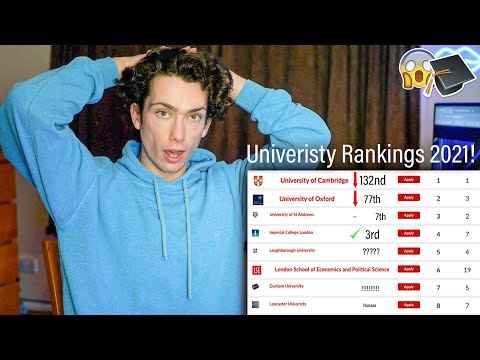 REACTING TO THE BEST UNIVERSITIES IN THE UK 2021