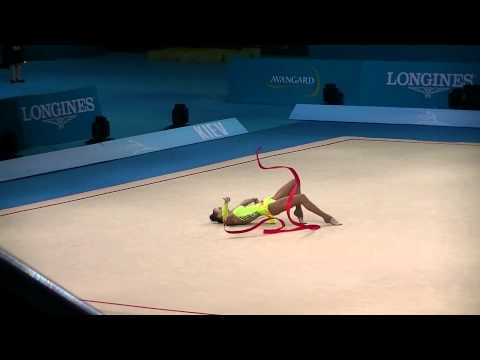 Rizatdinova Ganna (UKR)  ribbon World Championships RG 2013 All- around
