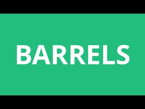 How To Pronounce Barrels - Pronunciation Academy