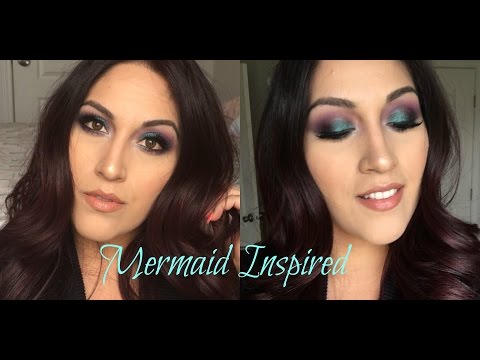 Mermaid Inspired Makeup Look HD Video