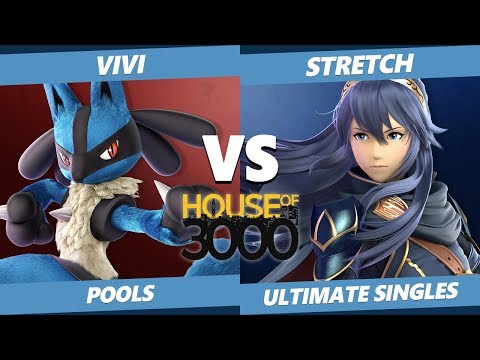 Smash Ultimate Tournament - Vivi (Lucario) Vs. Stretch (Lucina) SSBU Xeno 175 Pools