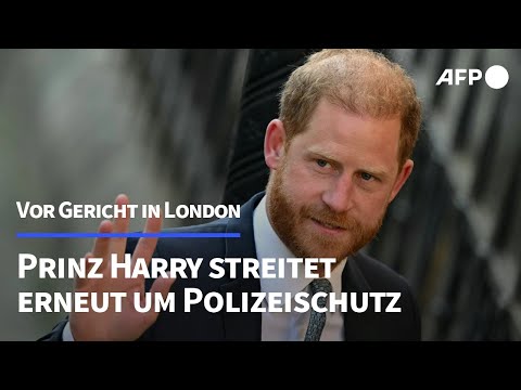 Video Thumbnail: Prinz Harry streitet vor Gericht erneut um Polizeischutz | AFP
