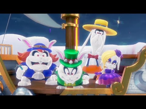 Super Mario Odyssey - Walkthrough Part 4 - Lake Kingdom - All Moons & Coins