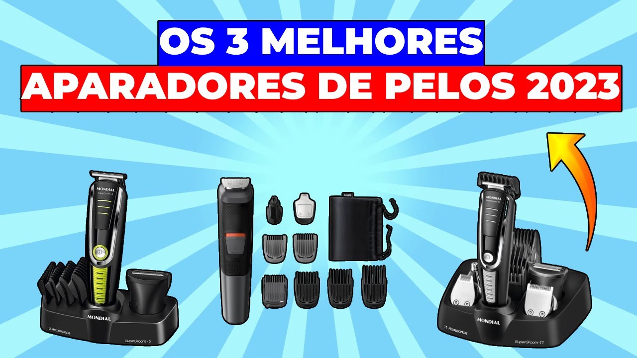 Qual é o Melhor Aparador de Pelos e Barba Masculino 2023! Melhores Modelos Philips e Mondial