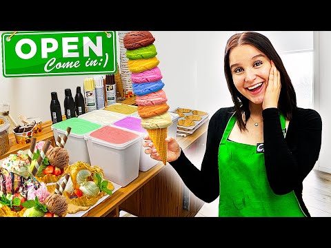 Mein eigener EIS-LADEN ! 😱🍦 ( schlimme Kunden) - Celina