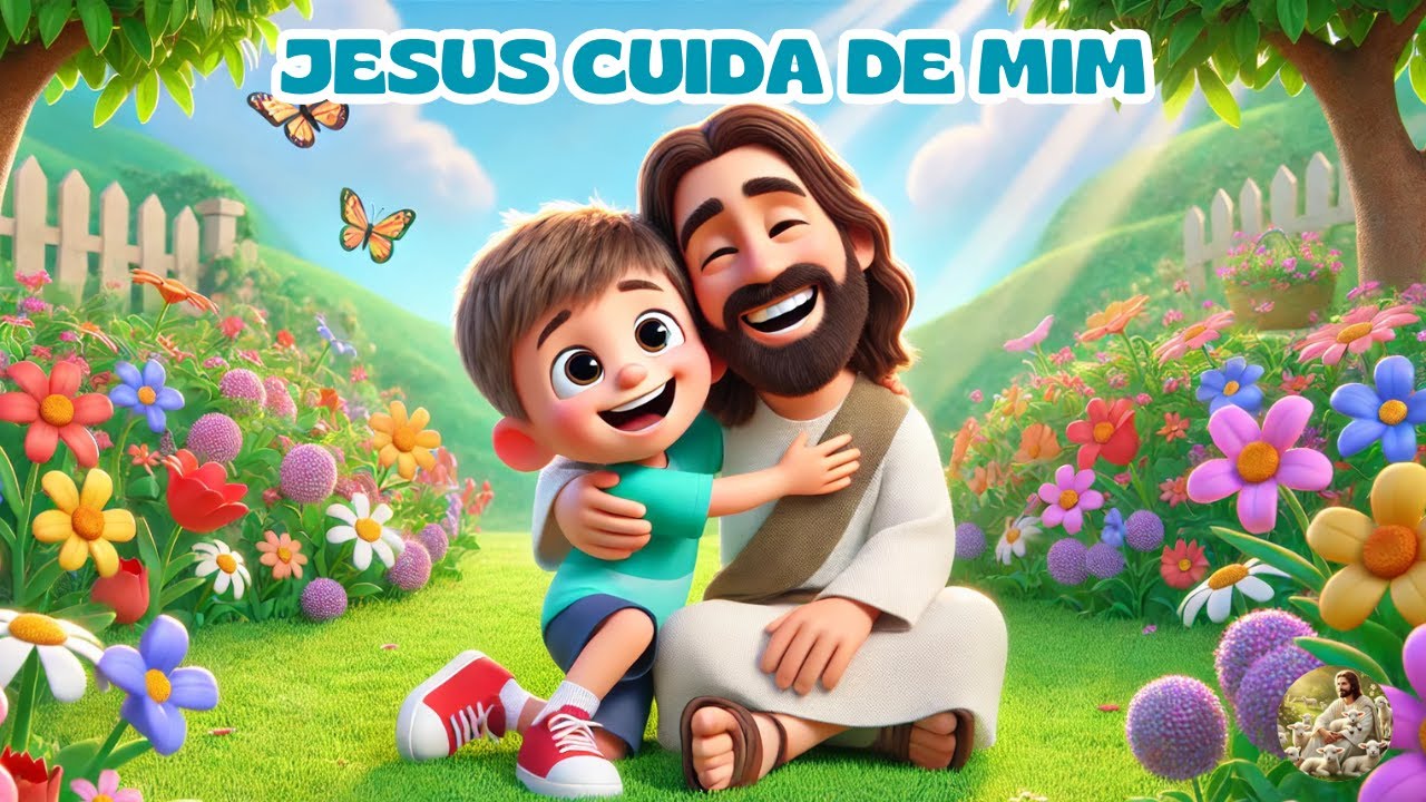 💡Jesus Cuida de Mim: Música Infantil com Letra, Canto e Mensagem de Amor | VOLUME 1