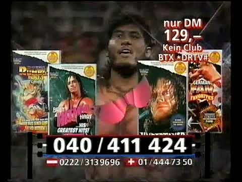 DSF - WCW WWF Wrestling Werbung VHS Kassetten 1994