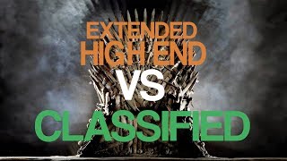 The Division 1.7 Extended High End Vs Classified Gear Sets