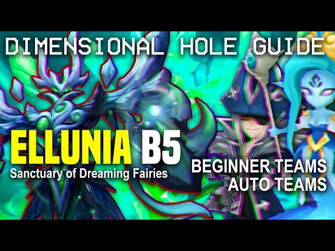 ANCIENT GUARDIAN ELLUNIA B5! Sanctuary Dreaming Fairies - [Dimensional Hole Guide] - Summoners War