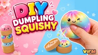 How to make viral dumpling at home / Paper craft/ Easy craft ideasDIY/ school project/art and craft