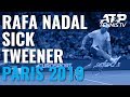 Rafa Nadal Brilliant Improvised Tweener! | Paris 2019