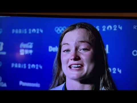 Mona McSharry Interviewed after winning Bronze Medal Ireland’s first Olympic medal since 1996