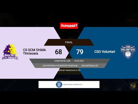 LNBM 2021-2022: SCM OHMA Timișoara - CSO Voluntari (PLAY-OFF 1, GAME 2)