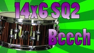 14x6 Sonor SQ2 Beech Heavy Snare Drum - Snare Pimp Project Volume 8