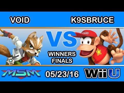 MSM 51 - 2GG | VoiD (Fox) Vs. NIPS | K9sBruce (Diddy Kong) Winners Finals - Smash Wii U