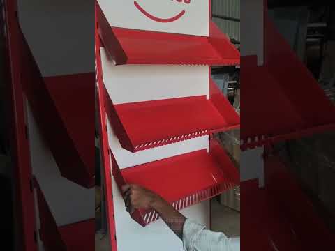 Free standing unit snacks display rack, for supermarket