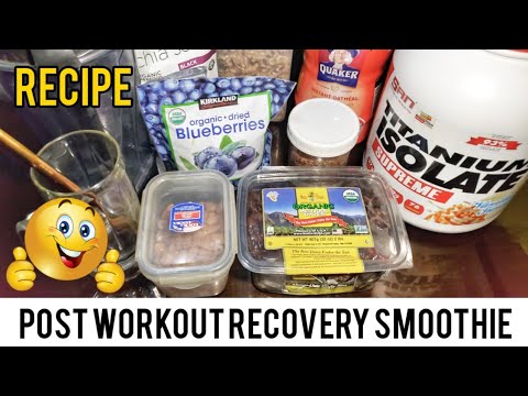 Post workout recovery smoothie recipe