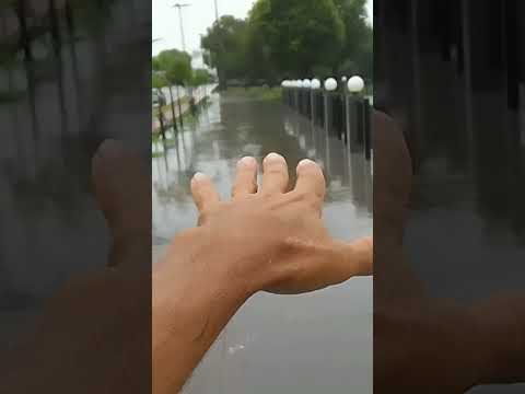 A chamada lagoa grande, da cidade de Porangatu no norte de Goias, ta tranbordando...