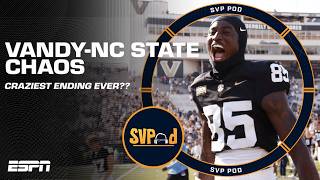 Wildest ending EVER?! Scott Van Pelt DUMBFOUNDED by Vanderbilt-NC State final play | SVPod