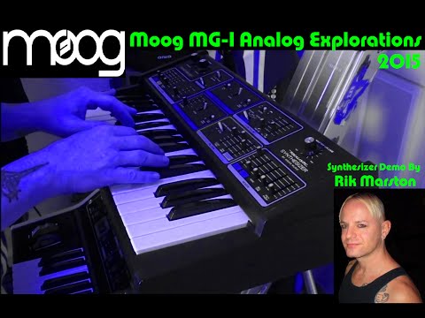 Moog MG-1 Analog Explorations 2015 Realistic Concertmate MG1 Synthesizer