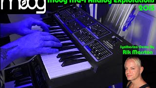 Moog MG-1 Analog Explorations 2015 Realistic Concertmate MG1 Synthesizer