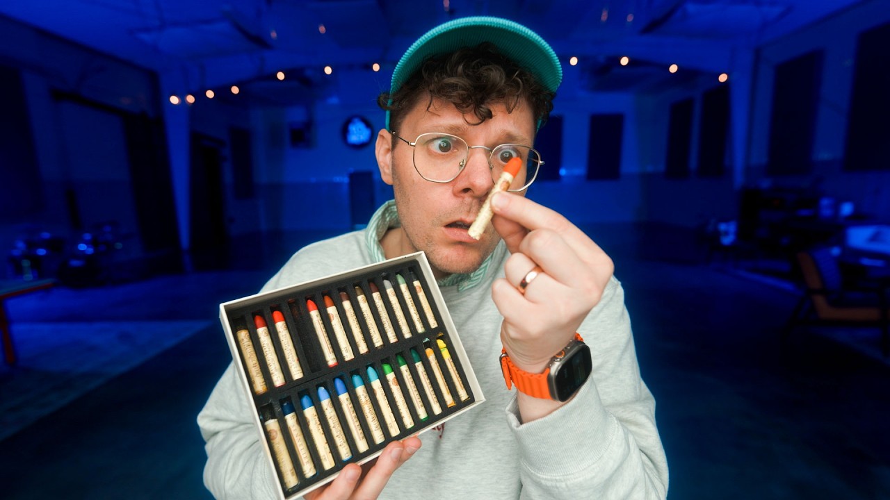 Trying Oil Pastels for the 1st time!