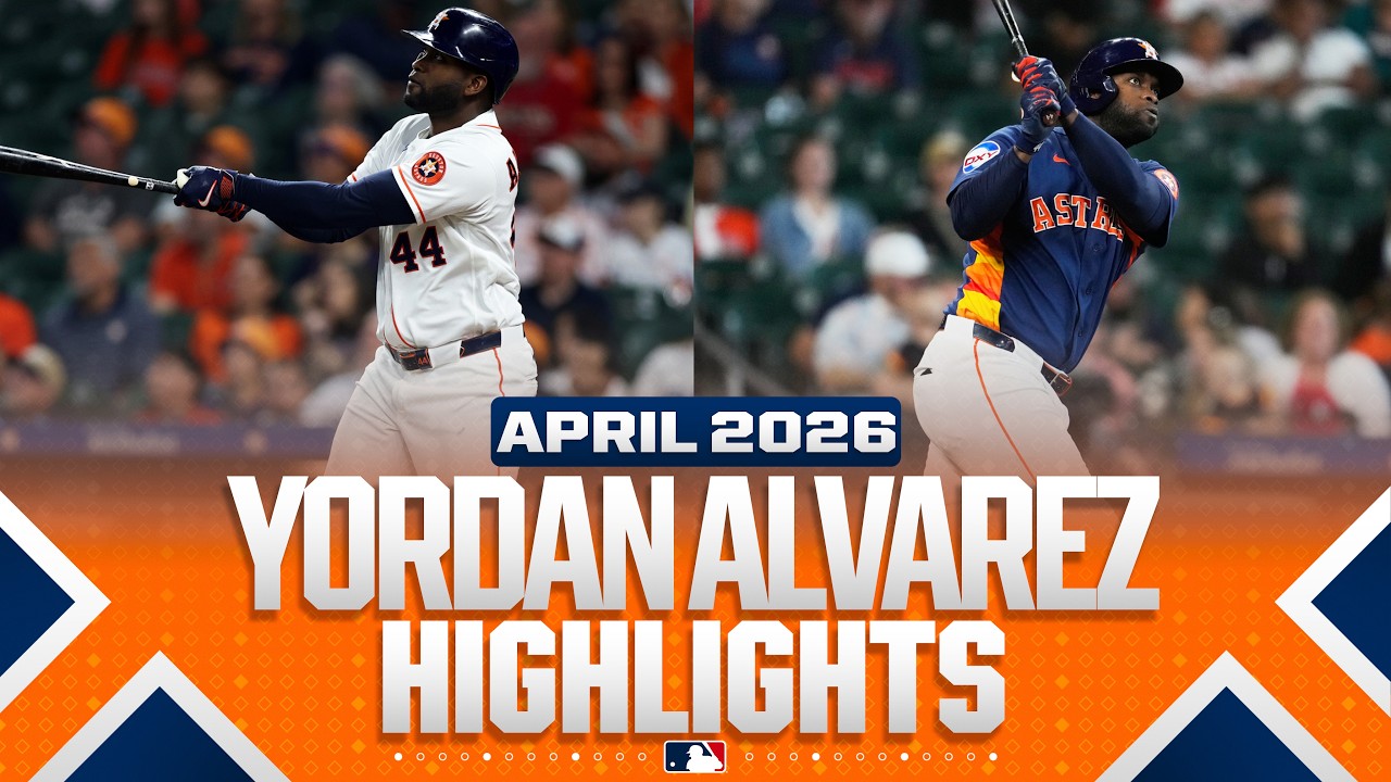 MLB's top hitter? Yordan Alvarez leads MLB in HRs and OPS to start 2026! 🔥 (March/April Highlights)