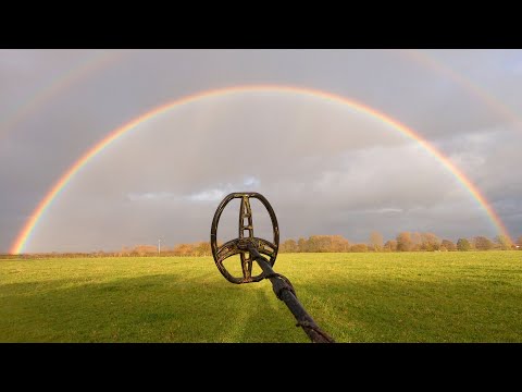 Metal Detecting Under The Rainbow - Found Hammered Silver Coin!