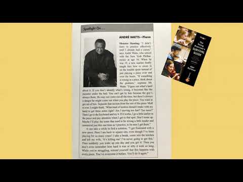 THE YOUNG MUSICIAN'S SURVIVAL GUIDE: ANDRE WATTS EXCERPT, TIPS FROM THE PROS