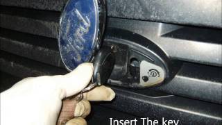 How to open the hood of a 2010 Ford Transit Van