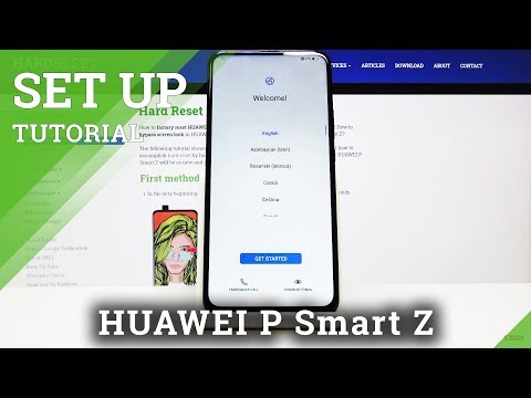Huawei P Smart Z Set Up Process